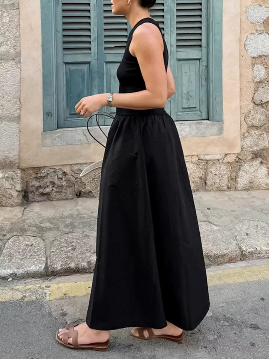 maxi dress in Black
