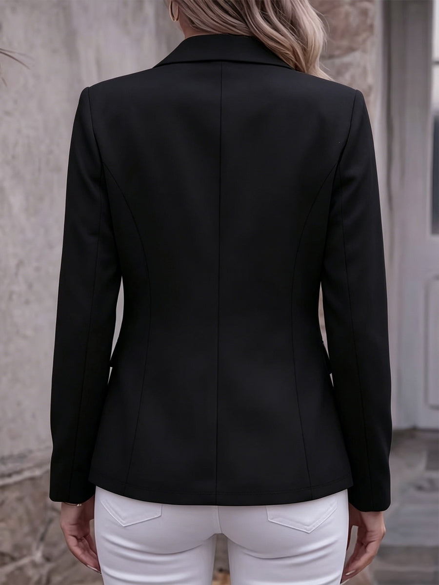 Wine Red blazer with not lined and long sleeve