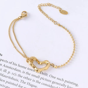 Gold n/a bracelet with n/a