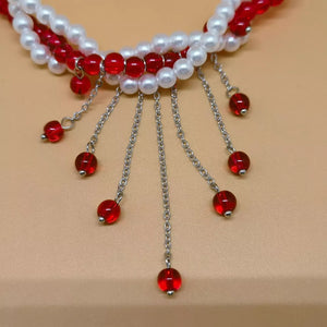 white necklace