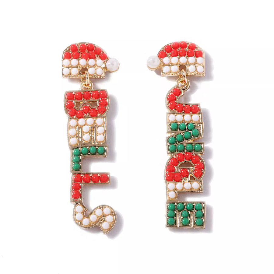 glam earrings in Style A with not applicable