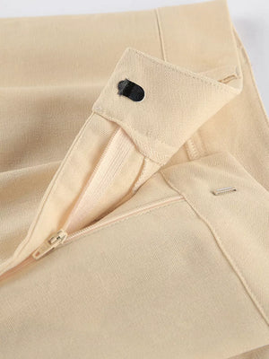 two-piece set in Khaki Color