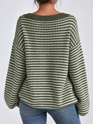 Gray pullover sweater