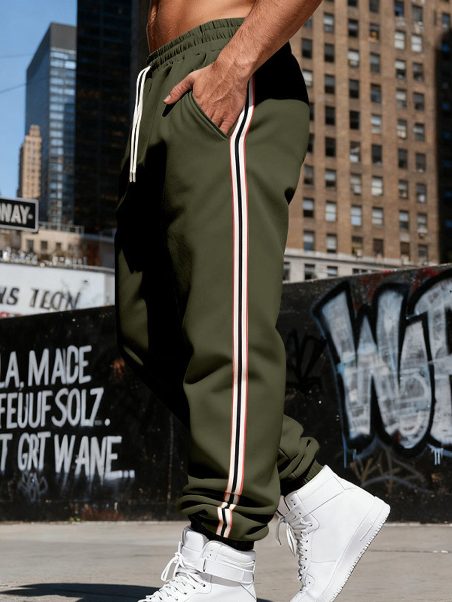 95%polyester,5%spandex Care instructions: Machine wash cold joggers in Black with relaxed silhouette