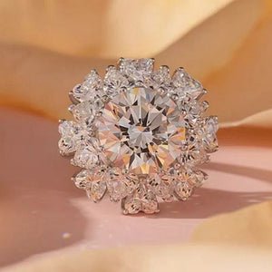 5 Carat 925 Sterling Silver Moissanite Ring option 8