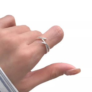 ring featuring geometric in Silver with 925 sterling silver Care instructions: Avoid wearing during exercise, as sweat w