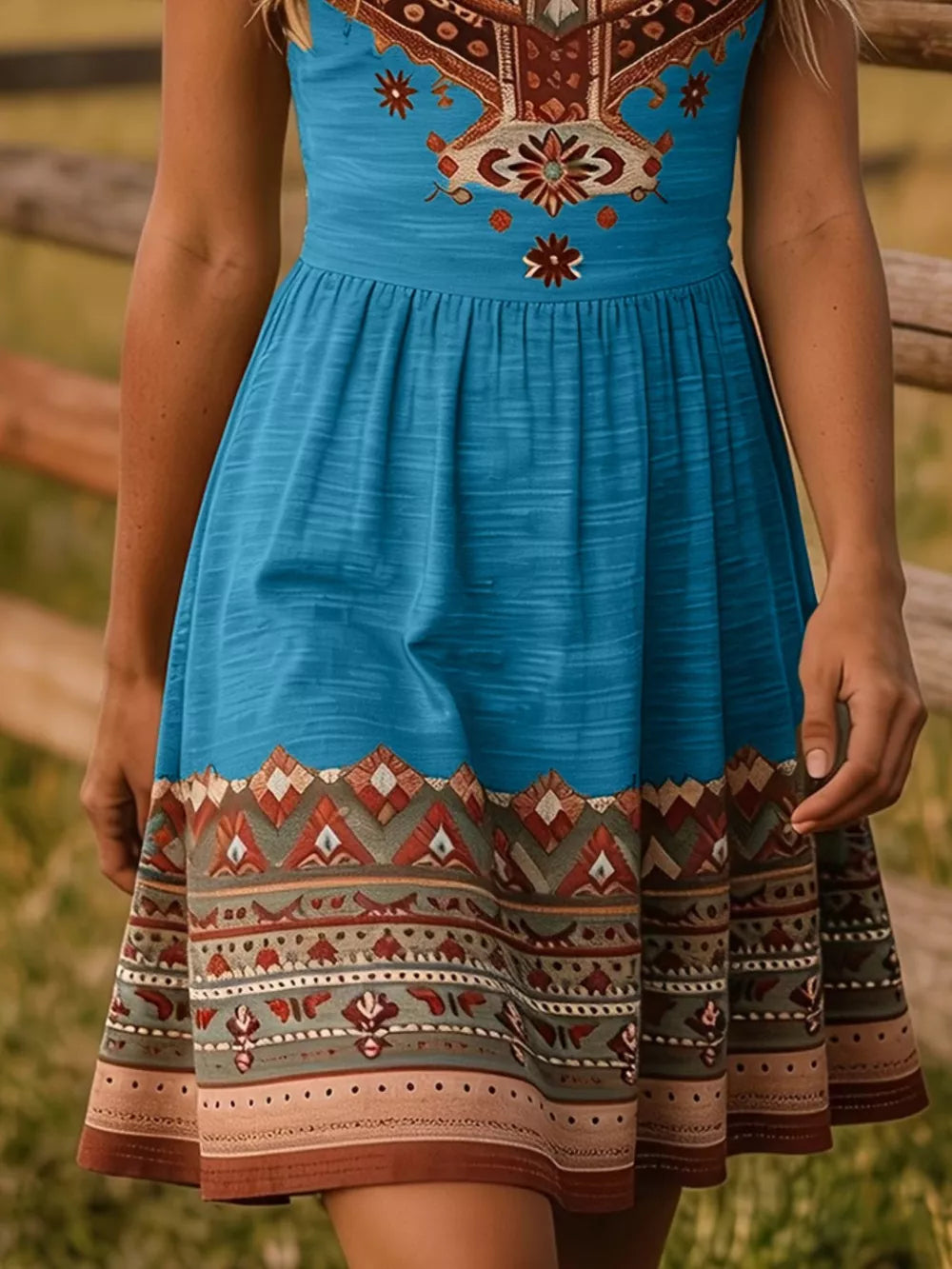 100% polyester Care instructions: Machine wash cold A-line dress in Violet with A-line silhouette