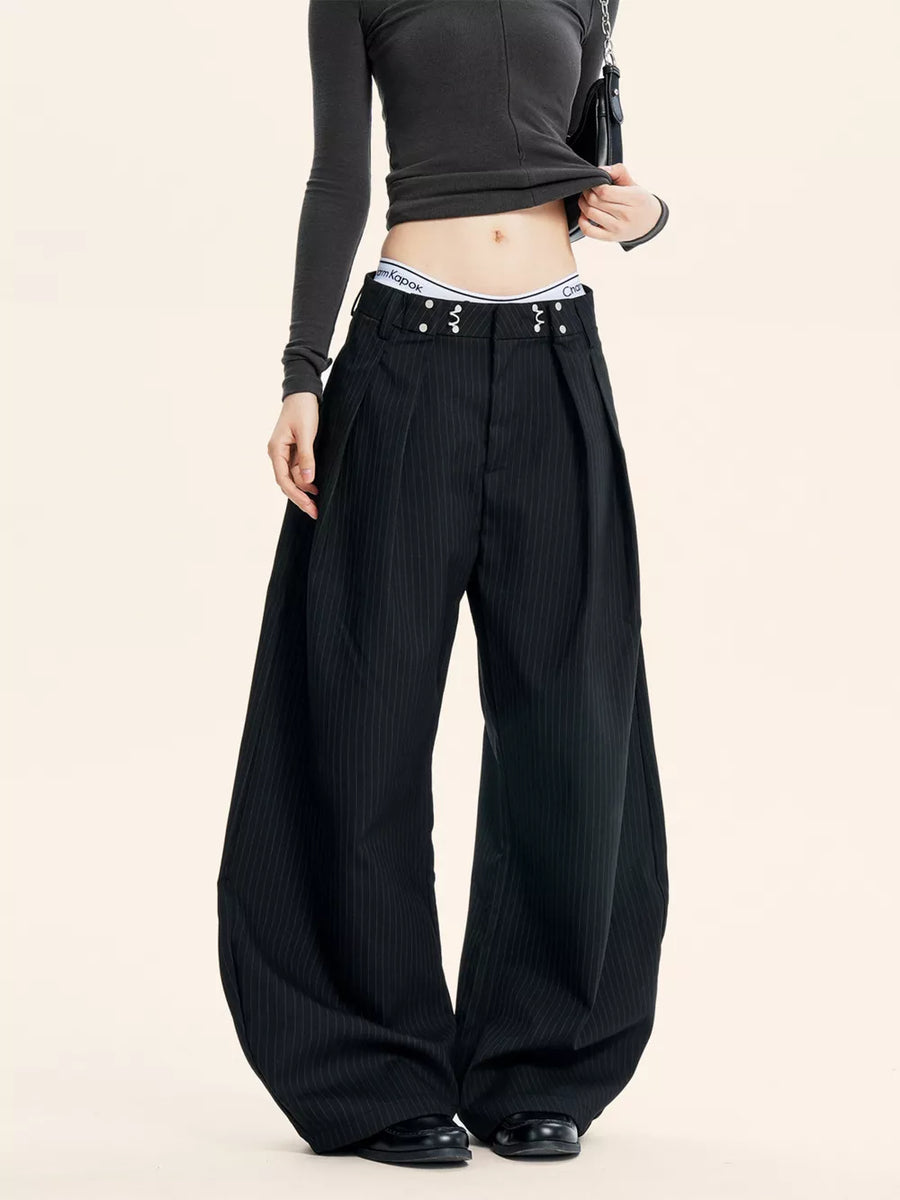 69% Polyester 29% Rayon 2% Spandex Care instructions: Machine wash cold wide-leg pants in black with wide-leg silhouette