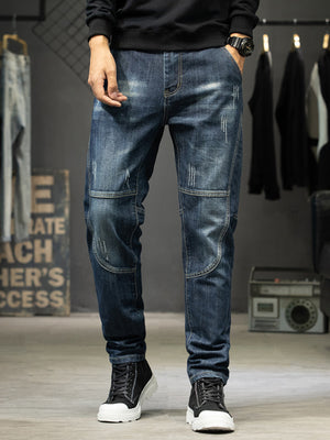 Men's Slim Fit Distressed Jeans