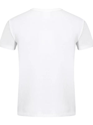 Crew-neck Short-sleeve Top in White, view 13