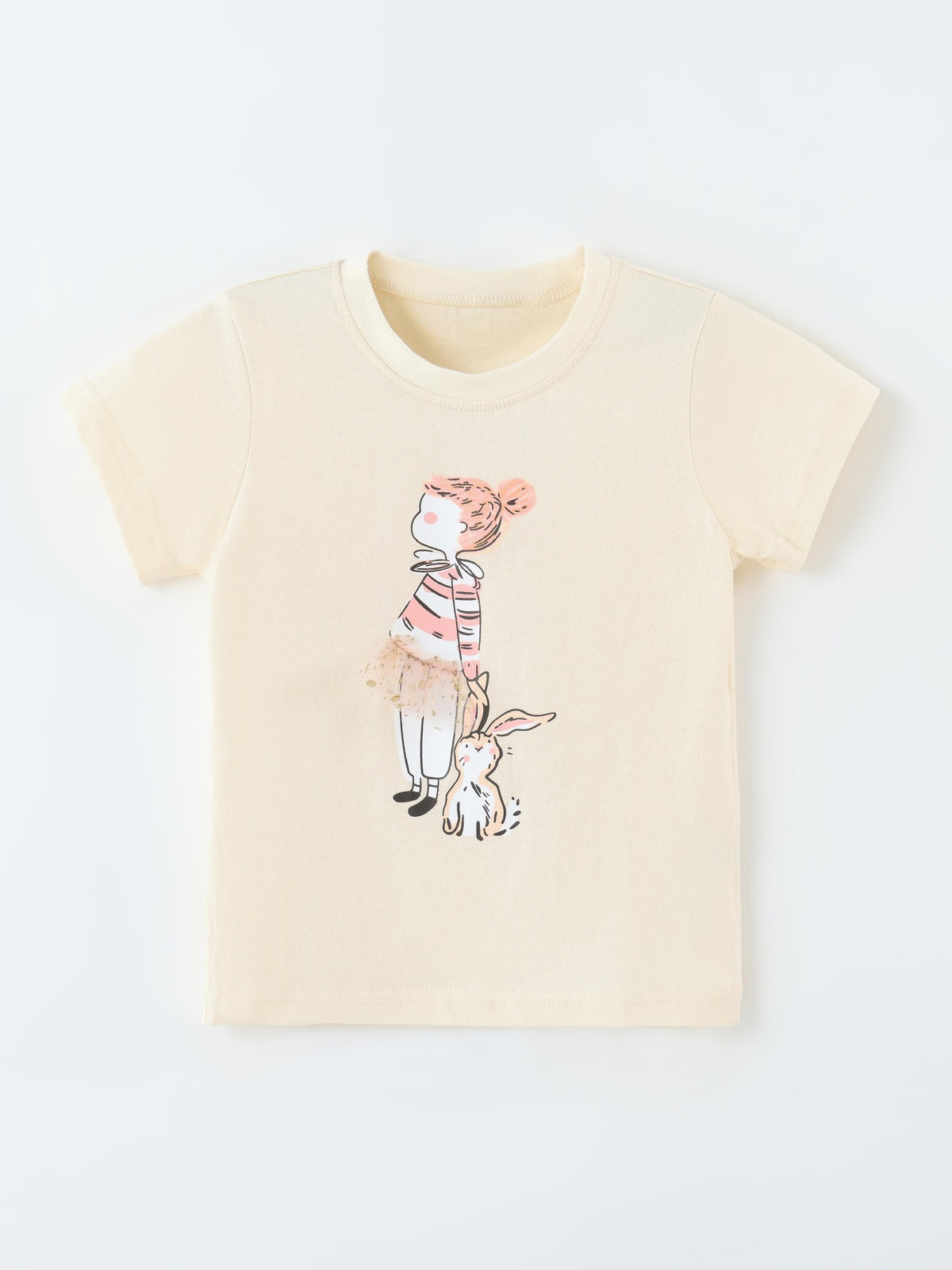 Children S Graphic Round Neck T-shirt