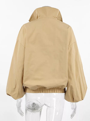 windbreaker in Khaki