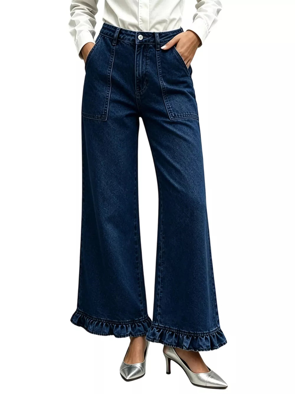 jeans in Medium with pocketed and full-length