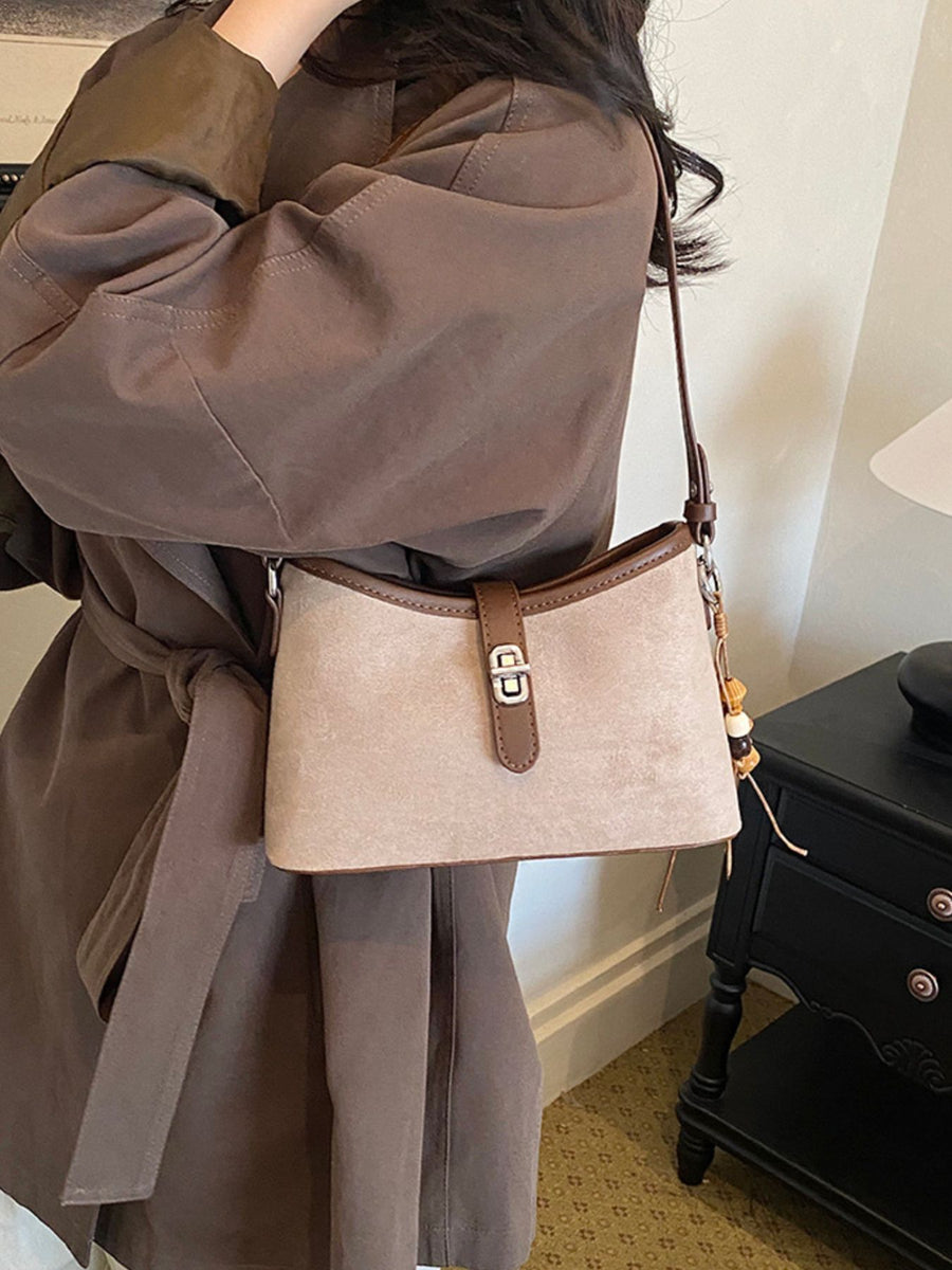 black with handbag with buckle detail 16