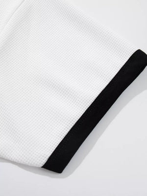 White regular t-shirt with crew neck