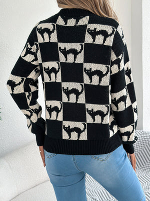 pullover sweater in camel with crew neck and long sleeve