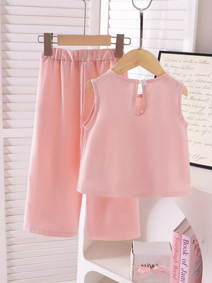 Children's Bow Tank And Pants Set option 6
