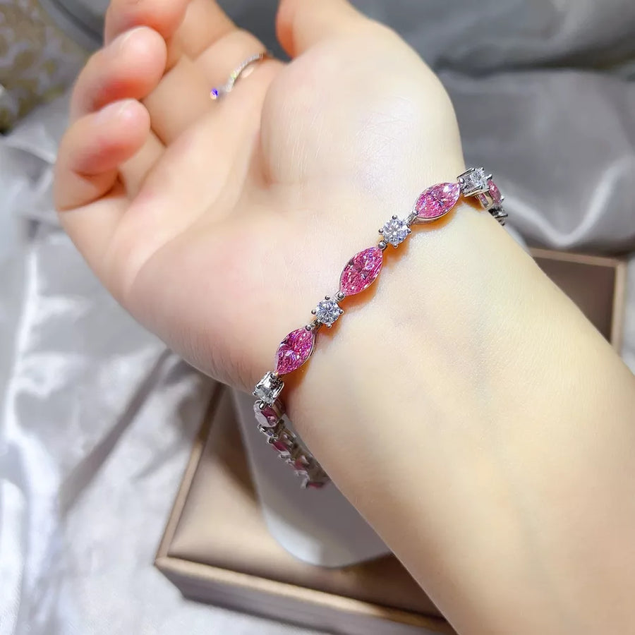 Sterling Moissanite Bracelet option 5