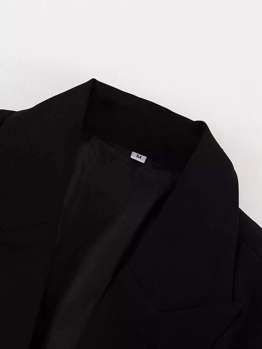 Button-down Blazer Dress With Cut-out Waist option 10