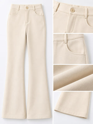 Apricot-Regular with trousers with high-waisted 36