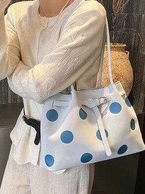 Polka Dot Medium Shoulder Bag option 5