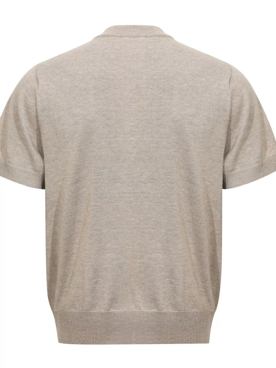 Men's Short Sleeve Henley Knit Top option 9