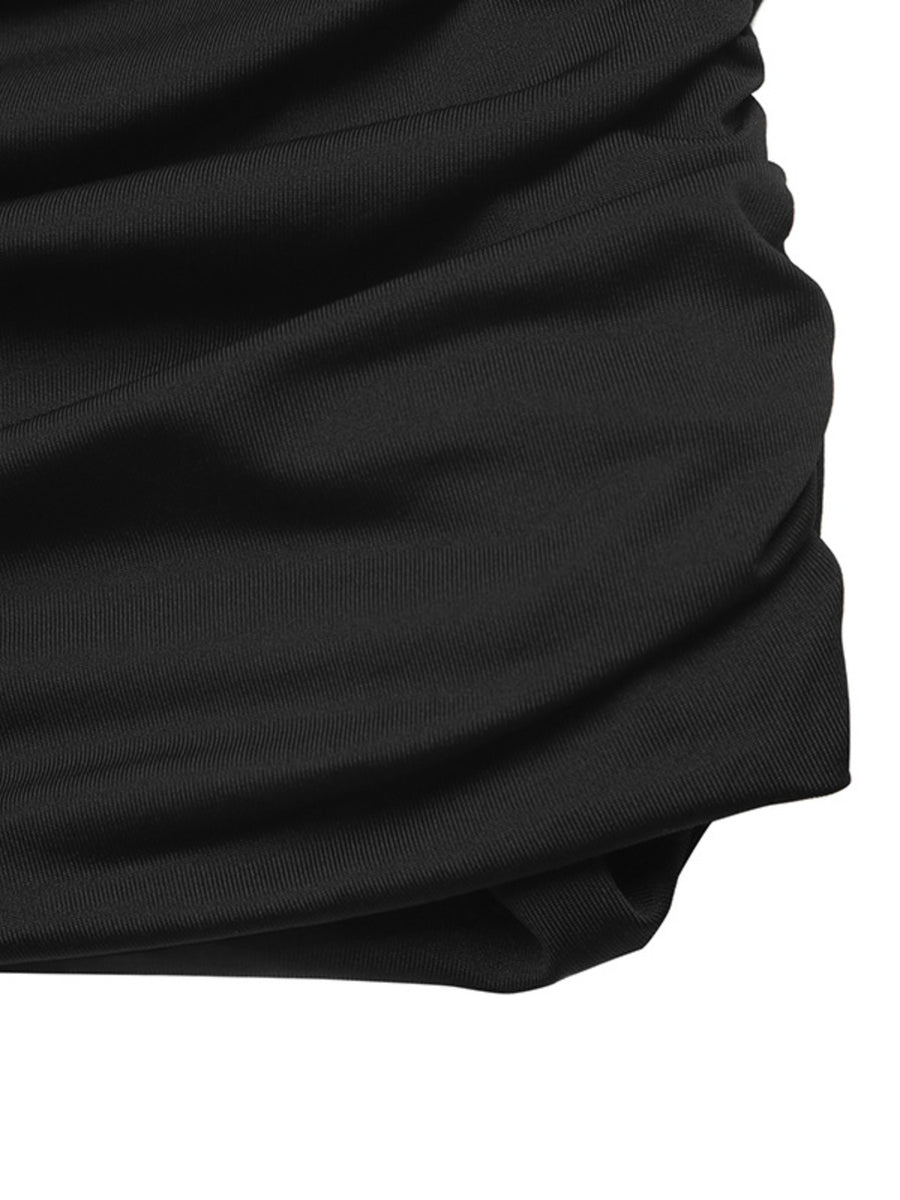 black with shirt dress with buttoned 15