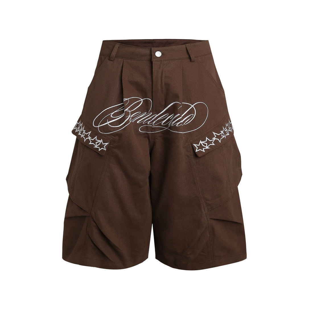 Men's Embroidered Cargo Capris option 10