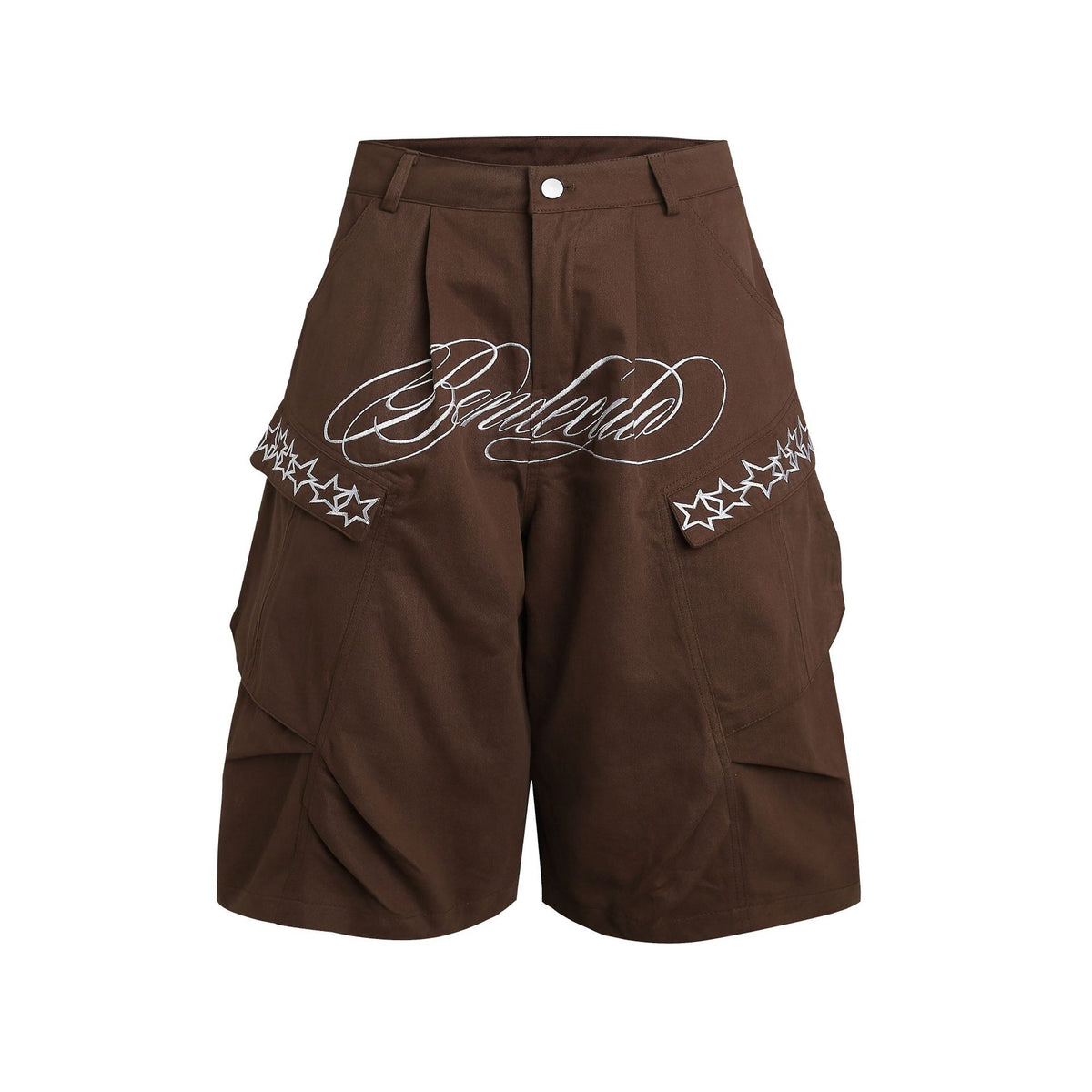 Men's Embroidered Cargo Capris option 10