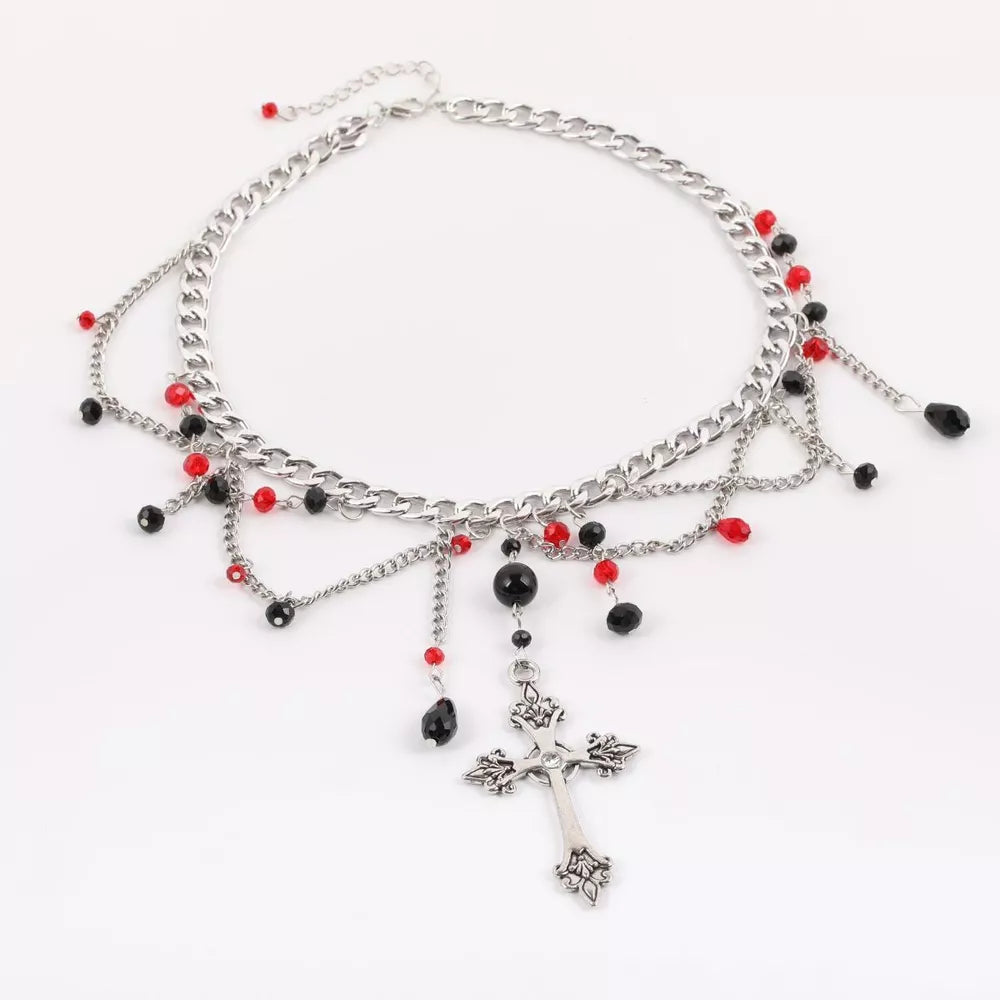 silver necklace