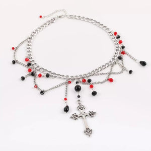 silver necklace