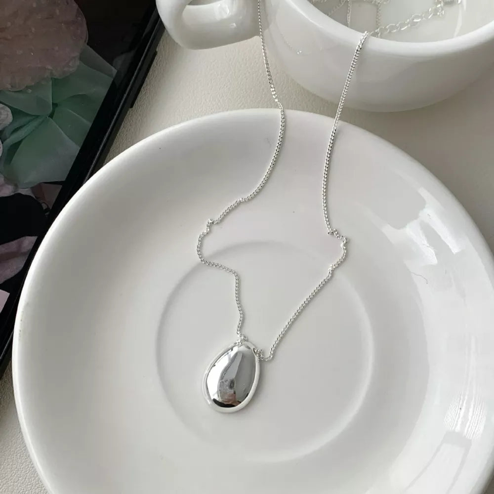 925 sterling silver Care instructions: Avoid wearing during exercise, as sweat w necklace in Silver with n/a silhouette