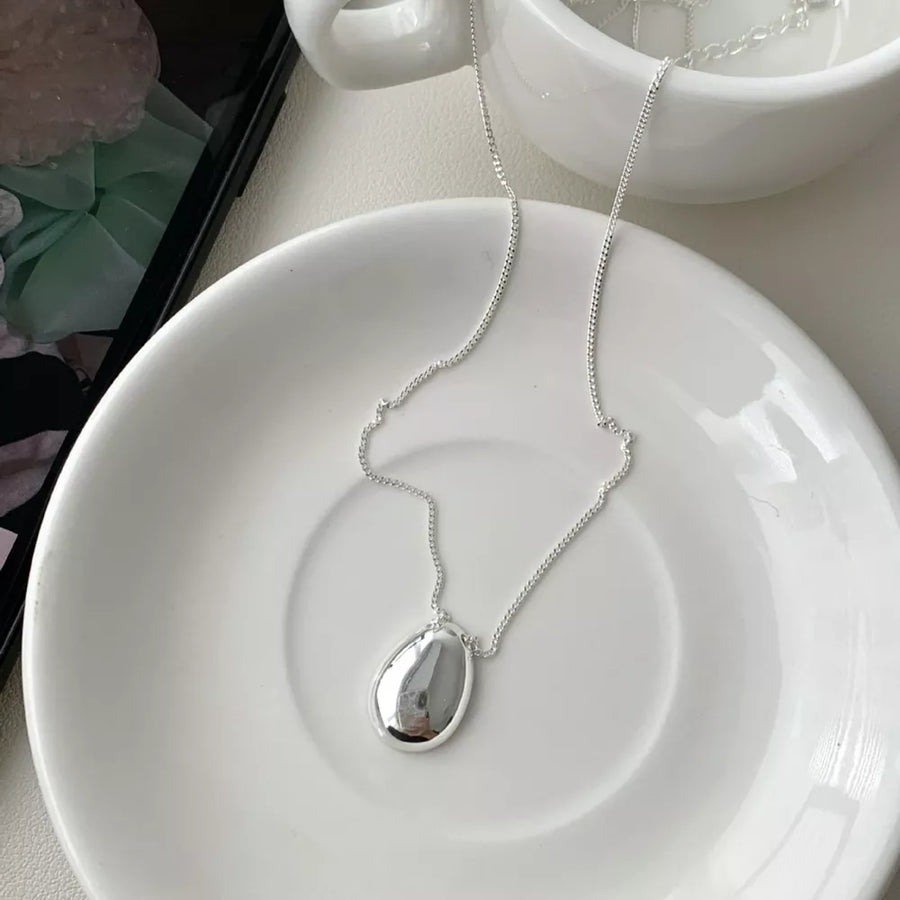 925 sterling silver Care instructions: Avoid wearing during exercise, as sweat w necklace in Silver with n/a silhouette