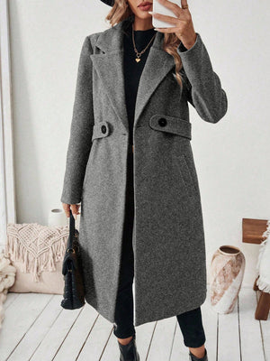 overcoat in Khaki