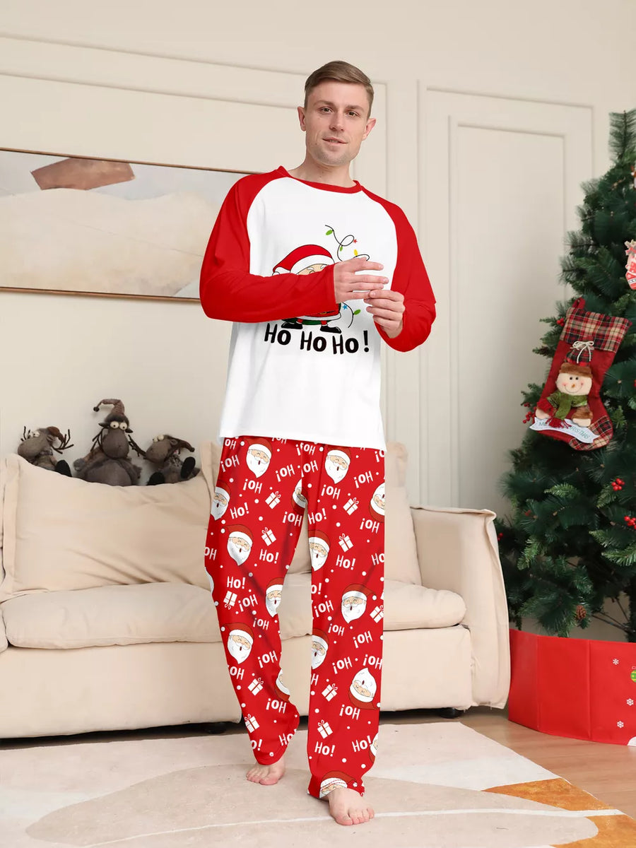 Mom relaxed pajama set with crew neck