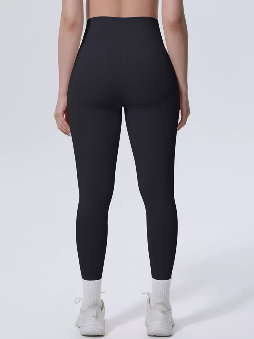 80% nylon, 20% spandex Care instructions: Machine wash cold leggings in sage green with fitted silhouette