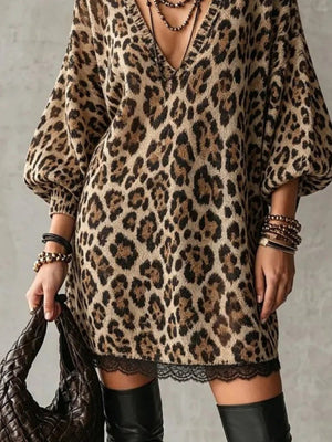 100% polyester Care instructions: Machine wash cold mini dress in black with relaxed silhouette