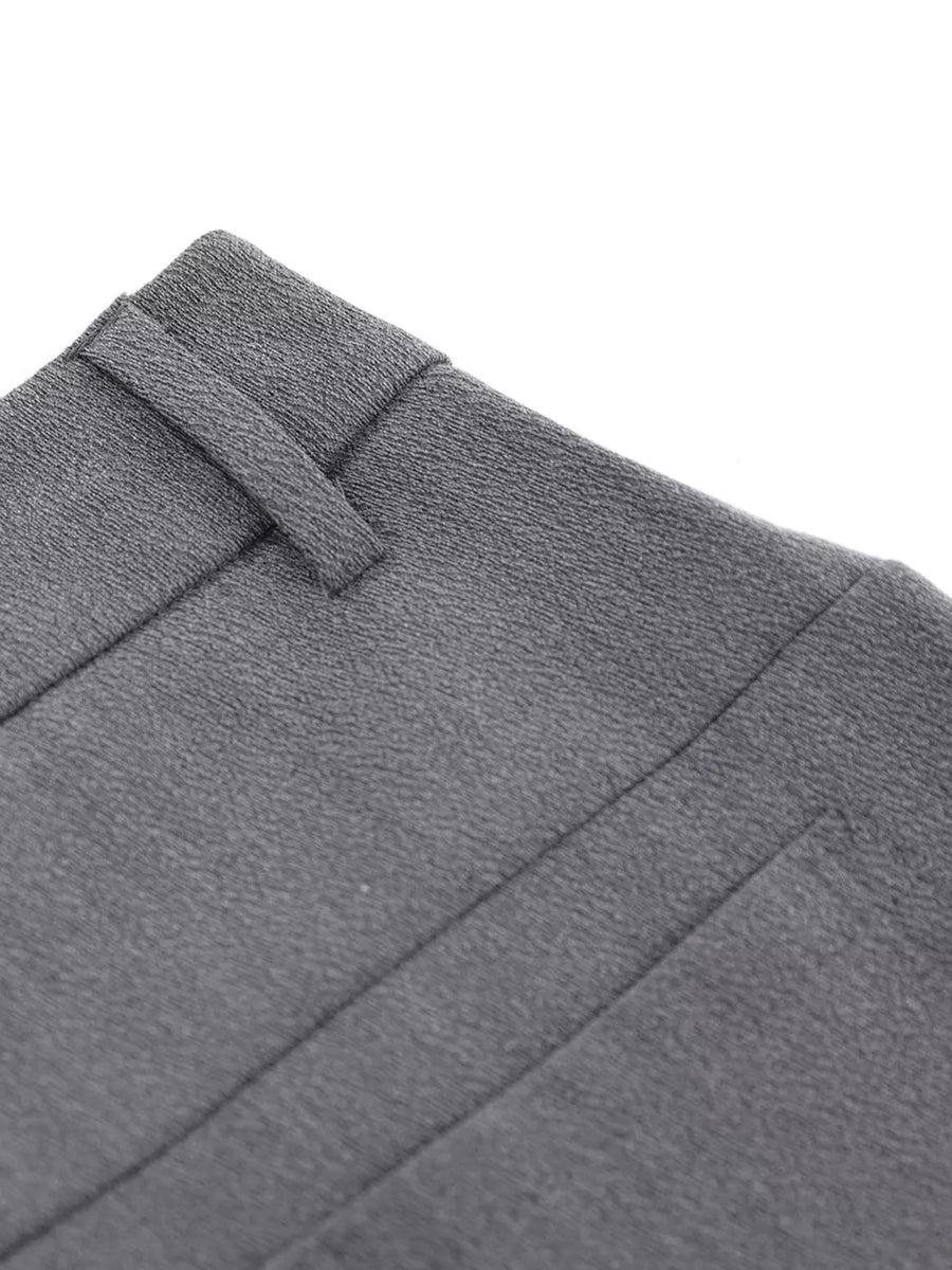 Men's Wide Leg Capris in Light Gray