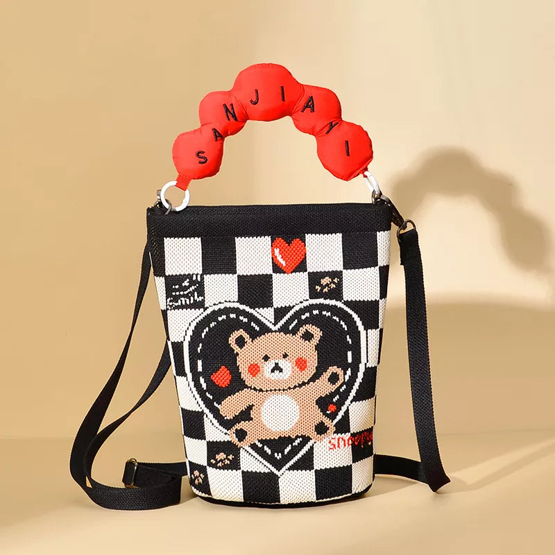 Style A Cartoon Bucket Crossbody Bag