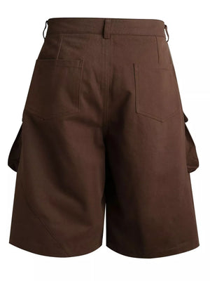Men's Embroidered Cargo Capris option 9