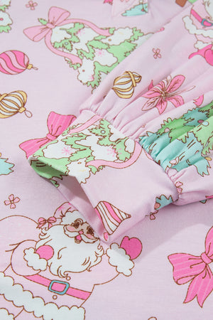 light pink pajama set