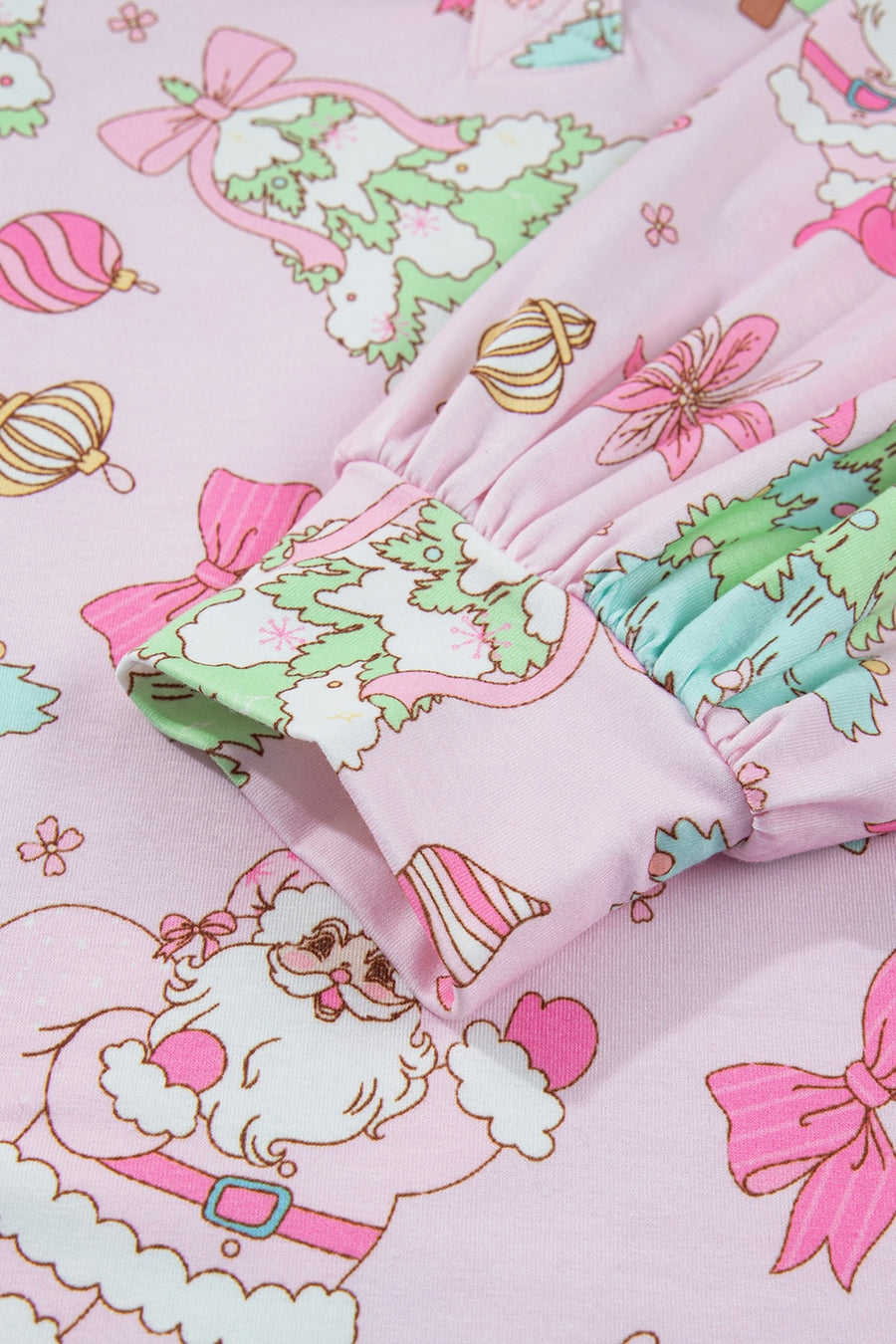 light pink pajama set