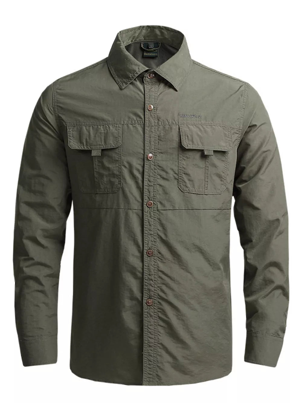 95%cotton, 5%spandex Care instructions: Machine wash cold button-down shirt in Khakis with regular silhouette