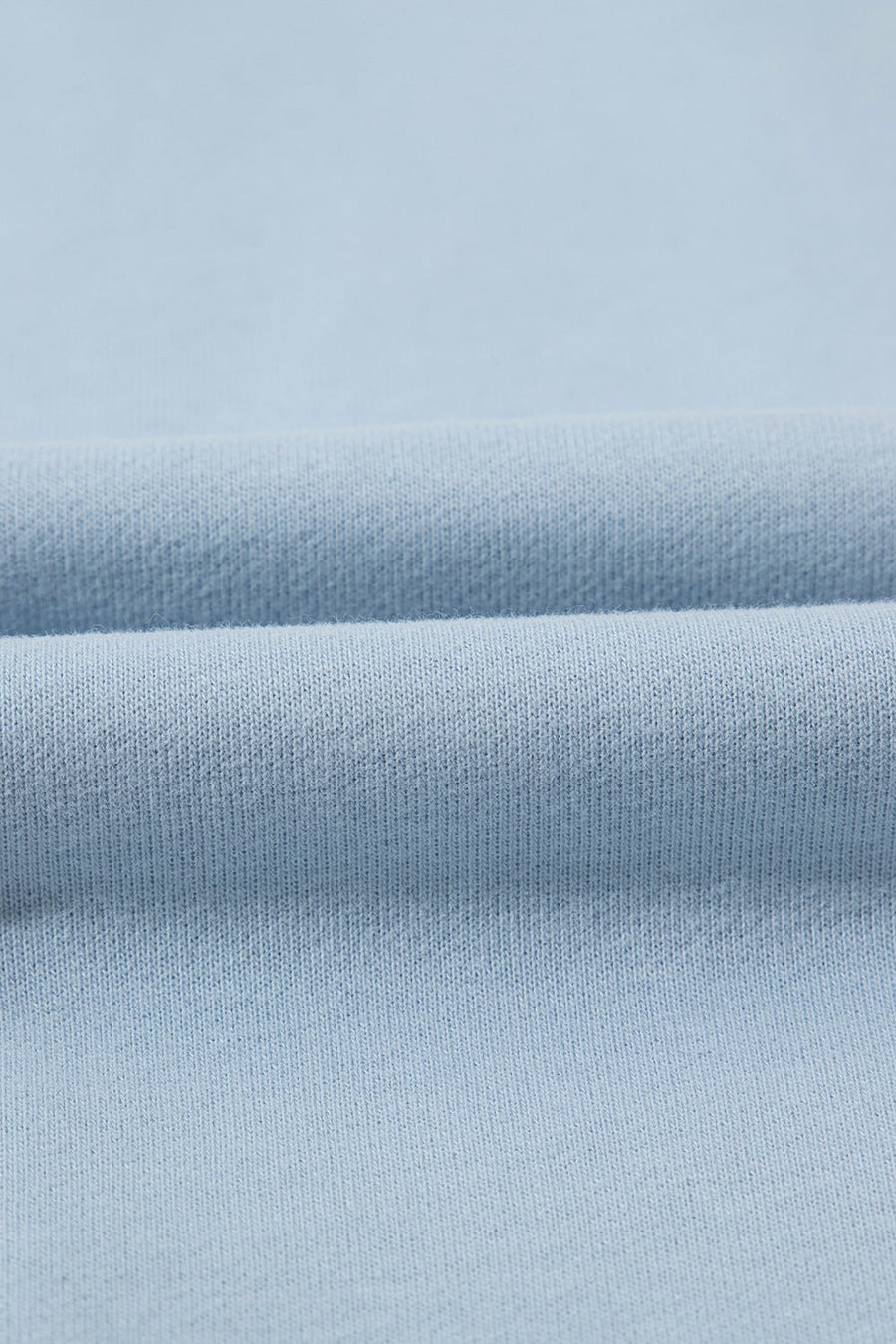 Quarter-Zip Sweatshirt & Jogger Set in Light Blue
