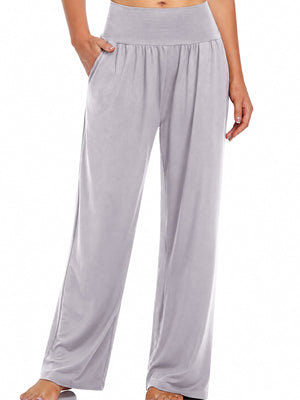 wide-leg pants in Apricot