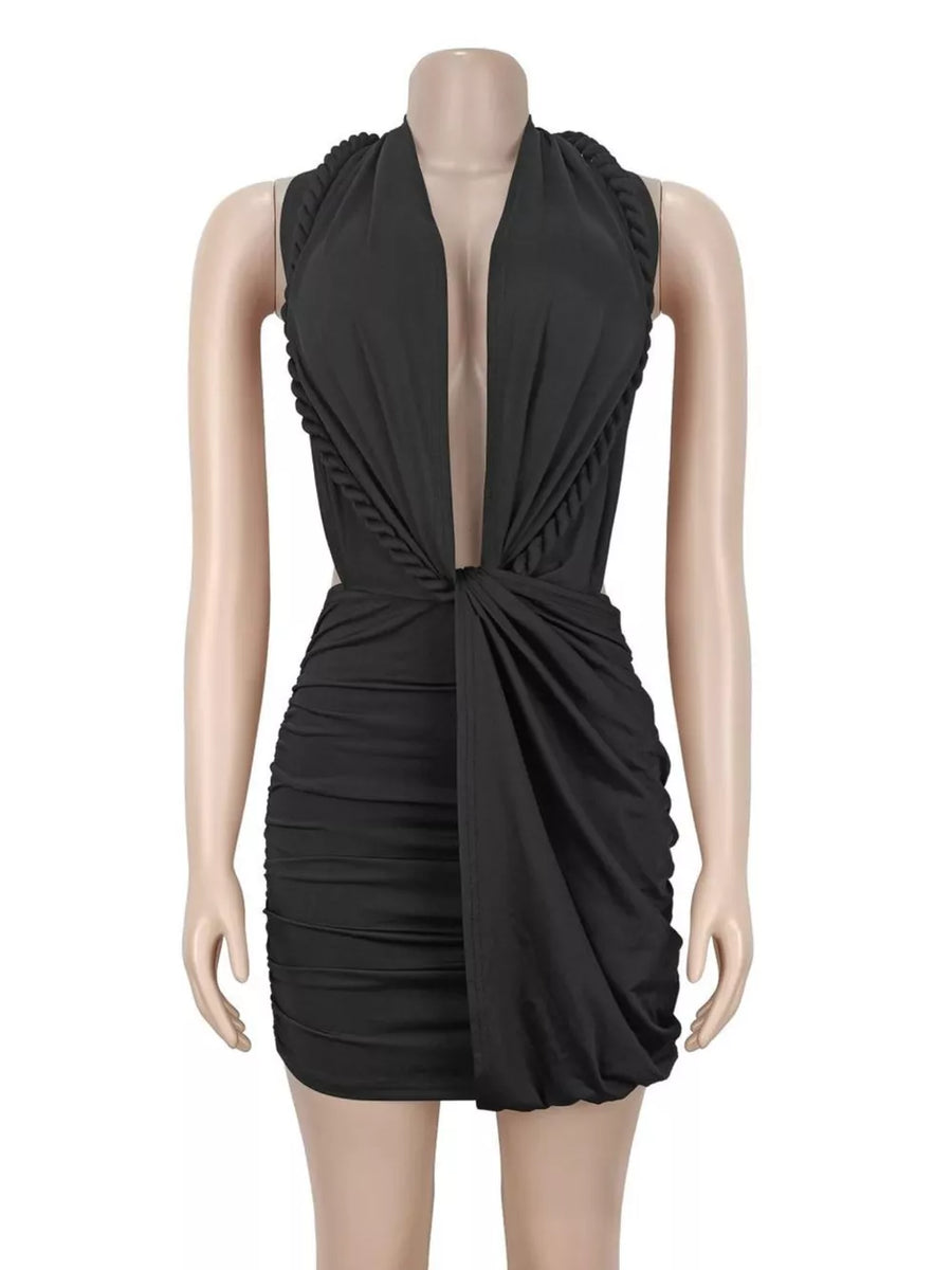 100% polyester Care instructions: Machine wash cold mini dress in Orange with fitted silhouette