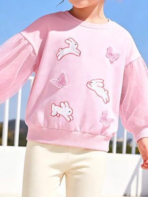 90% cotton, 10% polyester Care instructions: Machine wash cold sweatshirt and leggings set in Pink with relaxed top, fitted