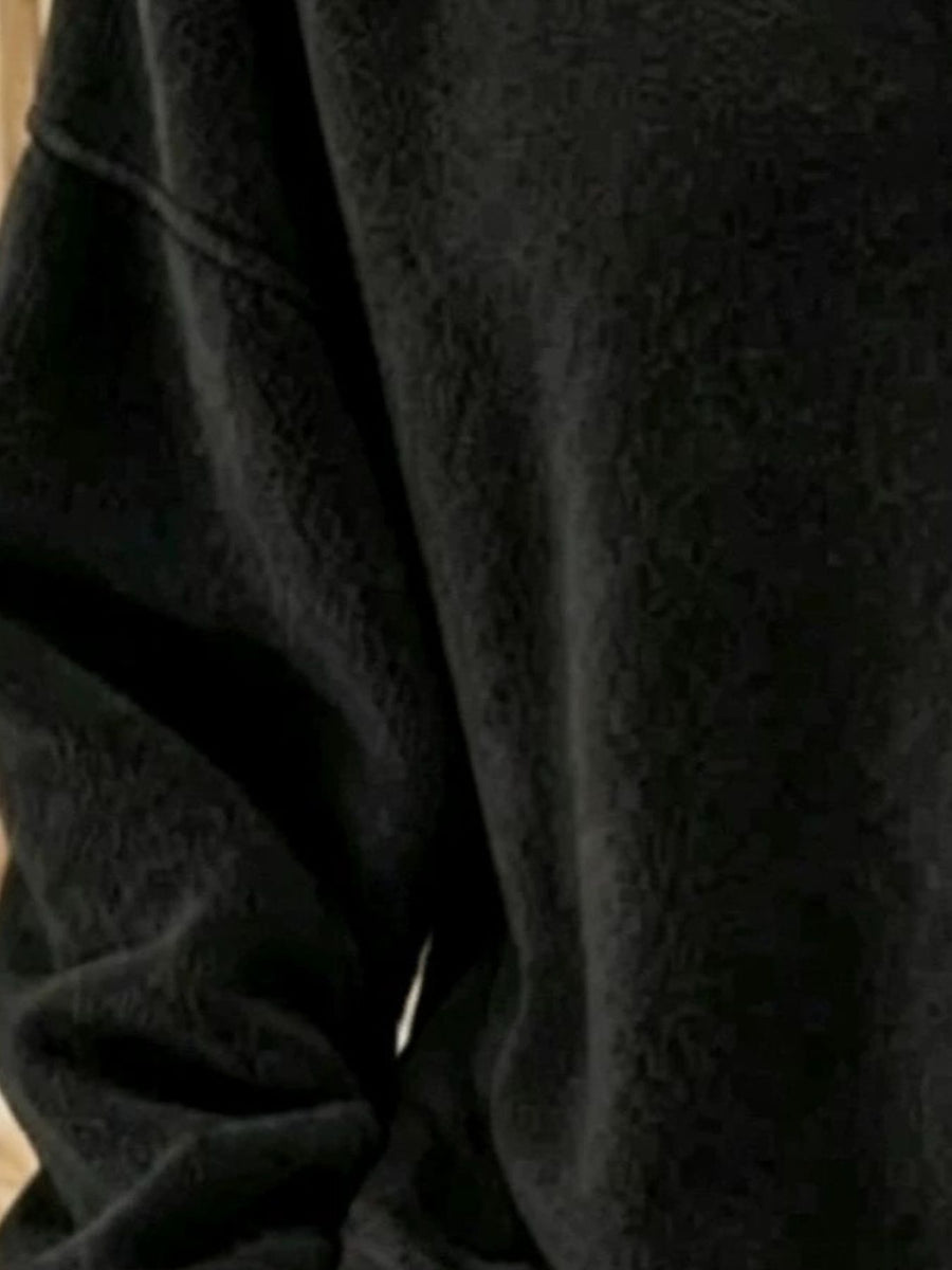 classic sweatshirt in Yellow with henley