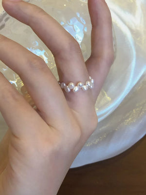 Freshwater Pearl Care instructions: While wearing the pearl jewelry, avoid expos ring in ivory with fitted silhouette