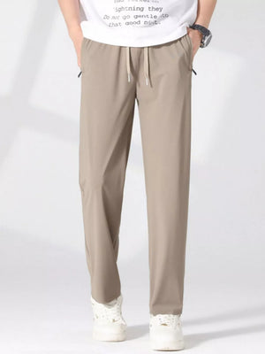 Men's Plus Size Quick-dry Casual Pants in Khaki